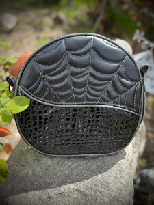 Handcrafted: Smaug Bag - Black and Glitter Black