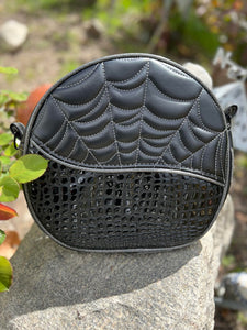 Handcrafted: Smaug Bag - Black and Glitter Black