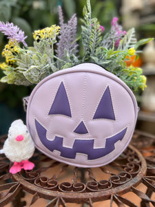 Handcrafted Small Happy face Lavender and Lilac