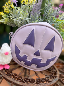 Handcrafted Small Happy face Lavender and Lilac