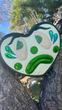 Load image into Gallery viewer, Pre order Hand Crafted: Sad Clown Heart Green