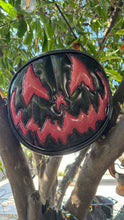 Load image into Gallery viewer, Handcrafted Stark Raving Bag: Glitter Black &amp; hot pink Glitter
