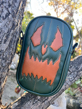 Load image into Gallery viewer, Handcrafted: Side Bag Forest Green and Camel brown