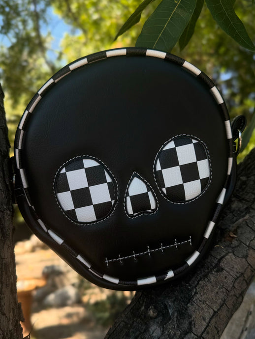 Handcrafted Mini Skull crossbody