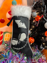 Load image into Gallery viewer, Creepmas Stocking Bundle: White Glitter Jack Stocking