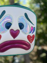 Load image into Gallery viewer, Handcrafted Double sided Square Clown Rainbow -Pre Order