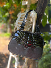 Load image into Gallery viewer, Handcrafted Mini Onyx Web handbag