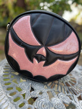 Load image into Gallery viewer, HandCrafted Bat Mouth: Kiwi and Pink Glitter