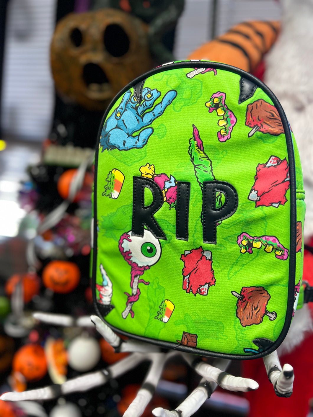 Hand Crafted : Grave Offerings  RIP head stone Bag- Large