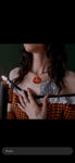 Pumpkin Kult Acrylic Necklaces by Vinca USA