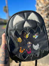 Load image into Gallery viewer, Large Pumpkin Kult Display Backpack -Black and Grey