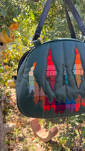 Load image into Gallery viewer, Handcrafted Too Bad Pumpkin bag/ Green and Autumn Flannel