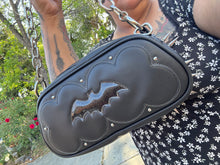 Load image into Gallery viewer, Handcrafted Ghouls Night Bag- Black