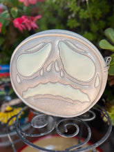Load image into Gallery viewer, Hand Crafted : SMALL Jack&#39;s Lament Face White Glitter and glow in the dark