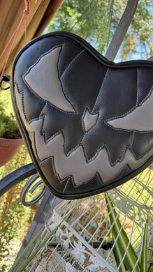 Handcrafted -Bad Feelings Heart Black and Grey