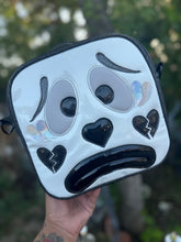 Load image into Gallery viewer, Handcrafted Double sided Square Clown Black and White -Pre Order