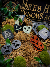 Load image into Gallery viewer, Pumpkin Kult Acrylic Earrings by Vinca USA