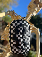 Load image into Gallery viewer, Handcrafted Belt bag : Black and White Checkered