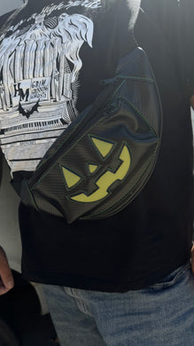 Handcrafted deluxe pumpkin Fanny pack Green
