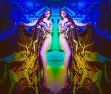 Load image into Gallery viewer, Cursed Creatures- Night of the Bruja Tapestry Blanket