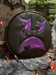 Hand Crafted : Cry Baby/ Black and Purple Glitter