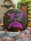 Hand Crafted : Cry Baby/ Black and Purple Glitter
