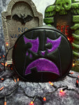 Hand Crafted : Cry Baby/ Black and Purple Glitter