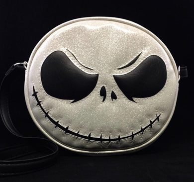 Hand Crafted Large Jack : glitter White and Black
