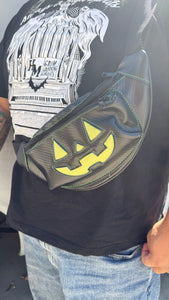 Handcrafted deluxe pumpkin Fanny pack Green