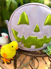 Load image into Gallery viewer, Sale Hand Crafted :  Happy Tooth Lavender and Metallic green