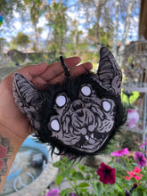 Load image into Gallery viewer, Cursed Bat Plush coin bag with clip