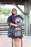 Pumpkin Kult Small Display Backpack -Black and Orange Glitter*