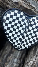 Load image into Gallery viewer, Handcrafted Small Checkered Broken Heart