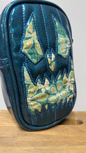 Load image into Gallery viewer, Handcrafted: Side Bag Teal Glitter and Floral