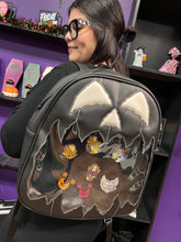 Load image into Gallery viewer, Large Pumpkin Kult Display Backpack -Black and Grey