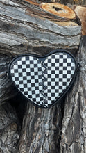 Load image into Gallery viewer, Handcrafted Small Checkered Broken Heart