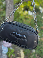 Load image into Gallery viewer, Handcrafted Ghouls Night Bag- Black