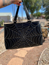 Load image into Gallery viewer, Summerween Spider web Tote bag