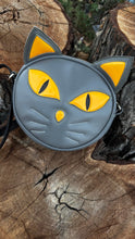 Load image into Gallery viewer, Hand Crafted Kitten Bag Black and yellow