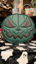 Load image into Gallery viewer, Hand Crafted : Mean Face Green and Black