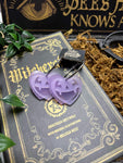 Pumpkin Kult Acrylic Earrings by Vinca USA