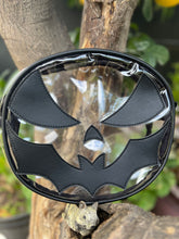Load image into Gallery viewer, Hand Crafted : Bat Face clear Concert bag with Black vinyl