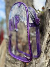 Load image into Gallery viewer, Hand Crafted : Concert RIP head stone Bag- Large purple