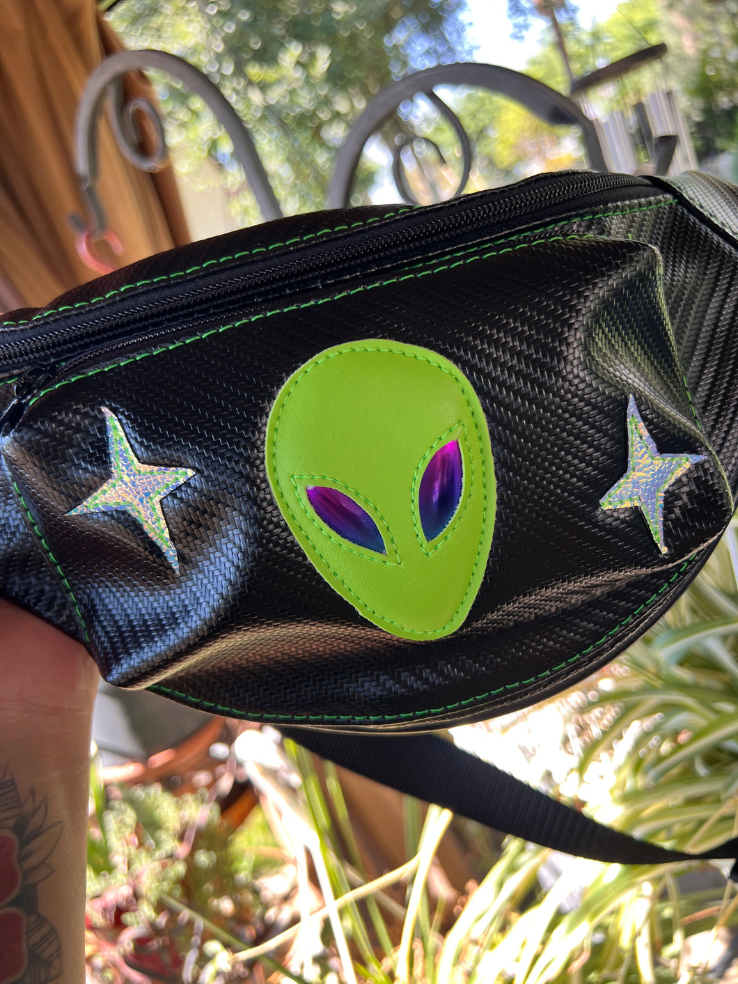 Handcrafted deluxe Area 51 Fanny pack