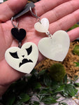 Pumpkin Kult Acrylic Earrings by Vinca USA