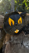 Load image into Gallery viewer, Hand Crafted : Black and yellow kitty Bag