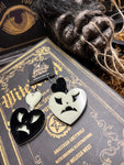 Pumpkin Kult Acrylic Earrings by Vinca USA