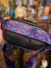 Load image into Gallery viewer, Hand Crafted : Small square sad pumpkin Bag Black and pink