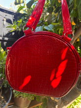 Load image into Gallery viewer, Handcrafted Large Crimson Web Dual Handbag