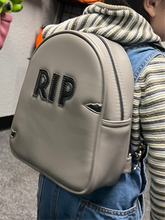 Load image into Gallery viewer, Hand Crafted : Small Grey RIP HEADSTONE back pack